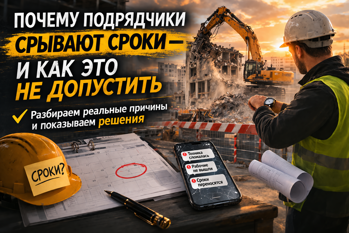«Сроки сдвигаются»: почему подрядчики срывают демонтаж и как не попасть в эту ловушку