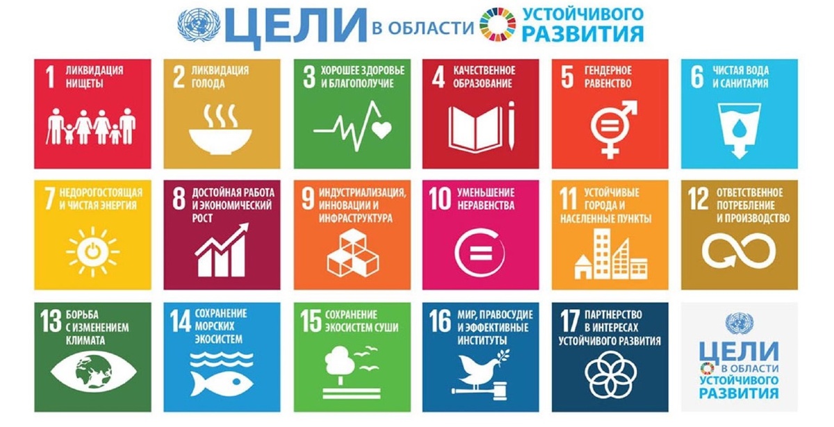В России цели устойчивого развития на период до 2030 года и на перспективу до 2036 года определены Указом Президента РФ от 7 мая 2024 года №309 «О национальных целях развития Российской Федерации на период до 2030 года и на перспективу до 2036 года». Эти цели согласуются с целями устойчивого развития (ЦУР) ООН и охватывают социальные, экологические и экономические аспекты.