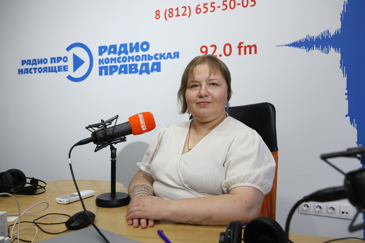 Ирина Текоцкая на радио "Комсомольская правда"