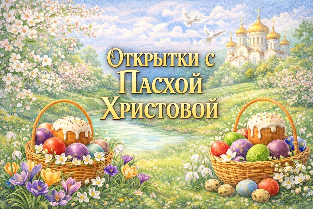    Открытки на Пасху: красивые картинки для поздравлений, скачивания и печати / Создано с использованием нейросетевых технологий.