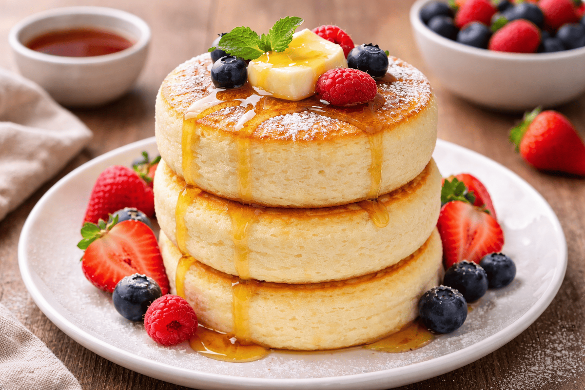    Японские оладьи, которые получаются нежными как суфле и воздушными как облако / progorod59