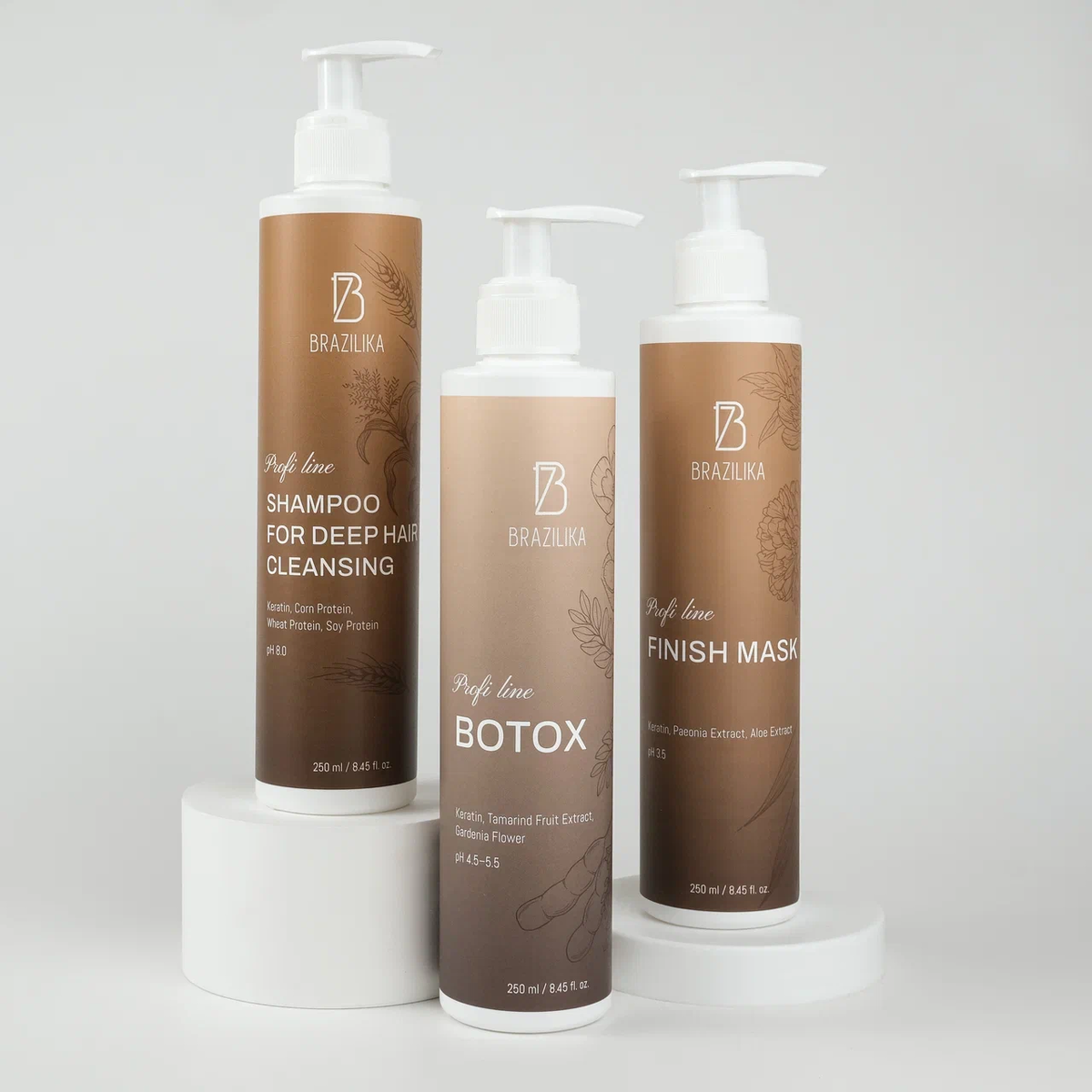 Ботокс набор от от Brazilika, который я подарила своей подруге парикмахеру. Когда не знаю что подарить, дарю всегда полезные штуки для волос.