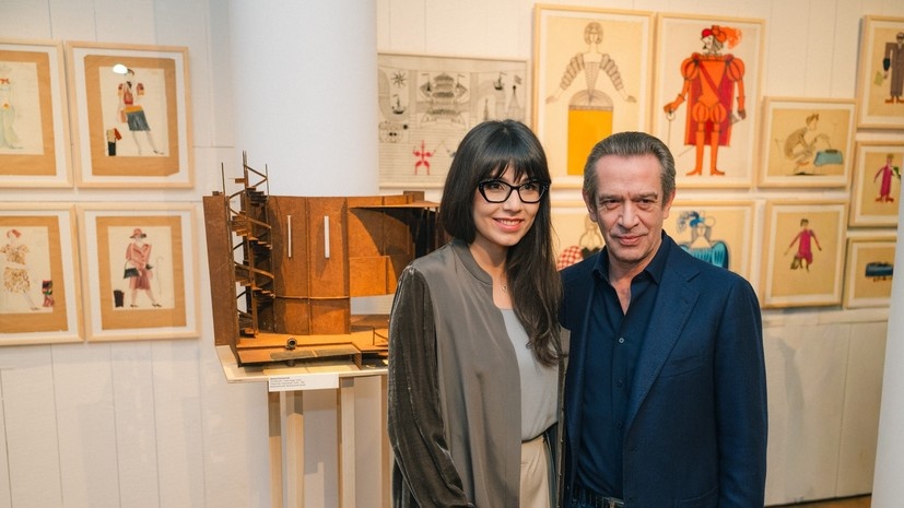    Кристина Трубинова и Владимир Машков  Предоставлено пресс-службой Бахрушинского музея