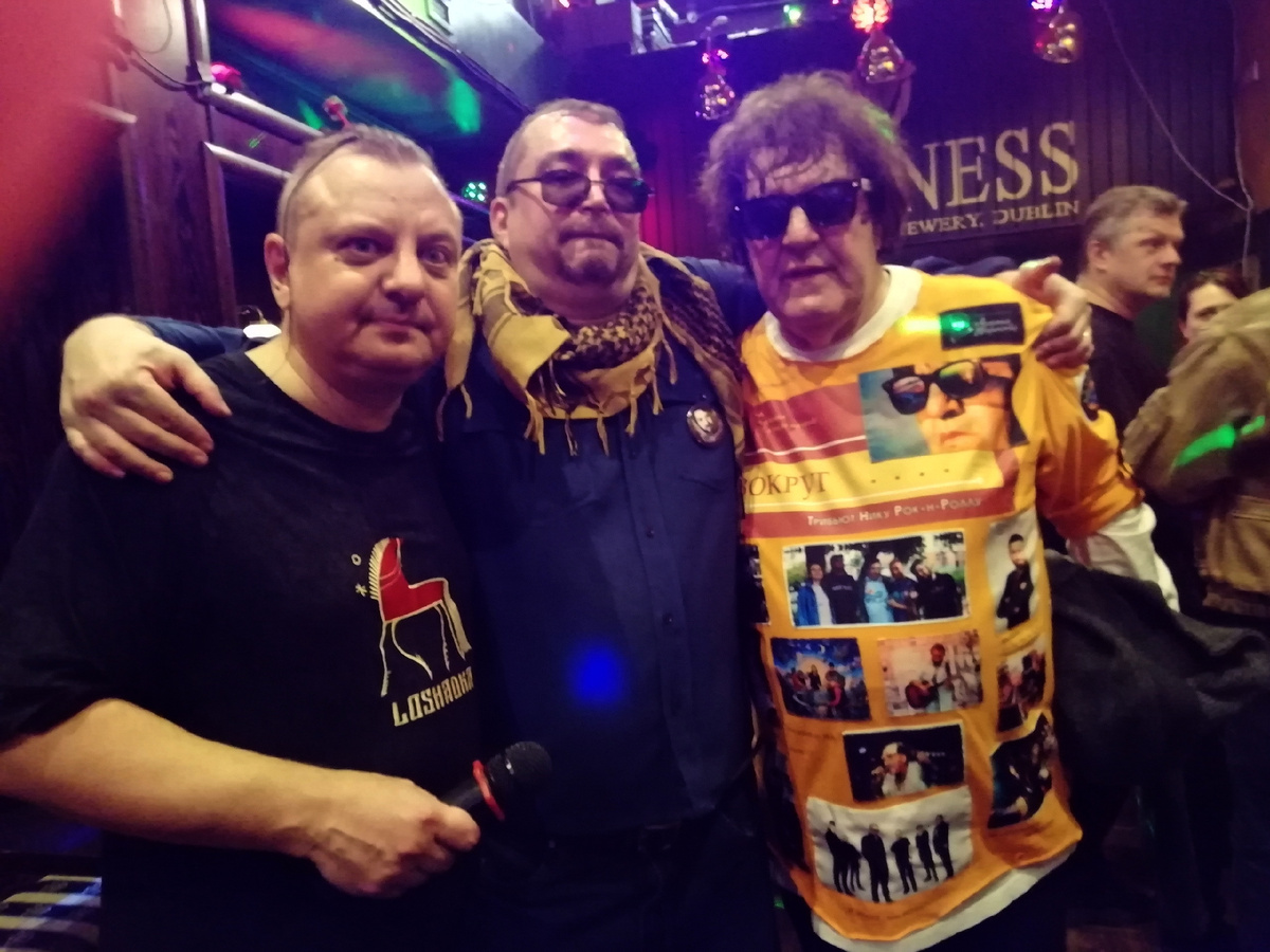 05.04.2026. Тарас Чучман, Михаил Савелков, Ник Рок-н-Ролл.  Презентация трибьюта Нику Рок-н-Роллу "Вокруг себя". Москва,  O'Connell's pub  