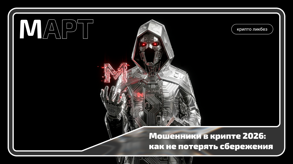 Обложка статьи «Мошенники в крипте 2026: как не потерять сбережения»