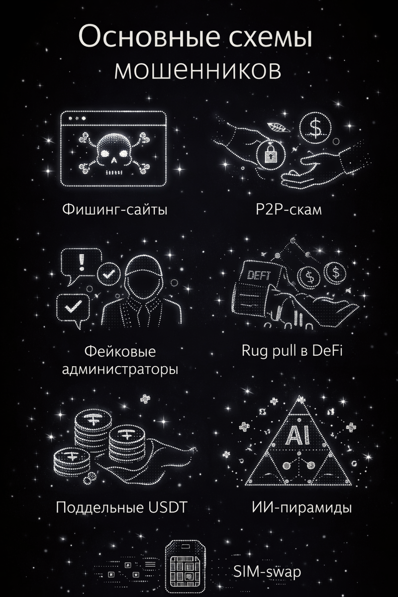 Основные схемы мошенников
