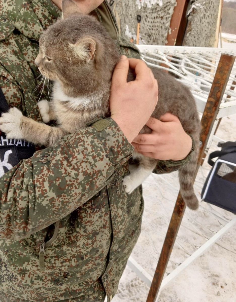 Витюшка с боевым товарищем 