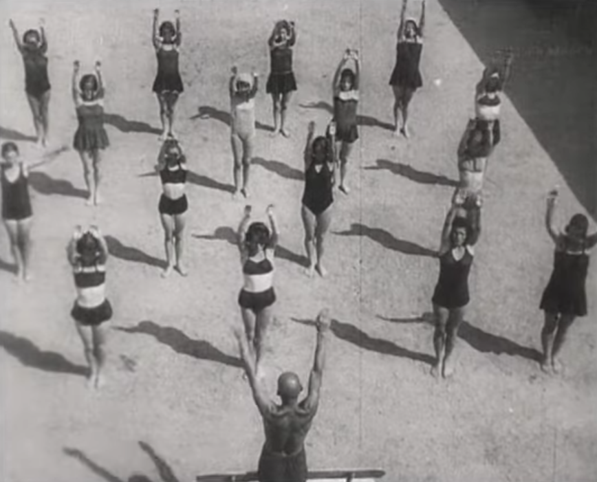 Занятия с инструктором. 1929 год