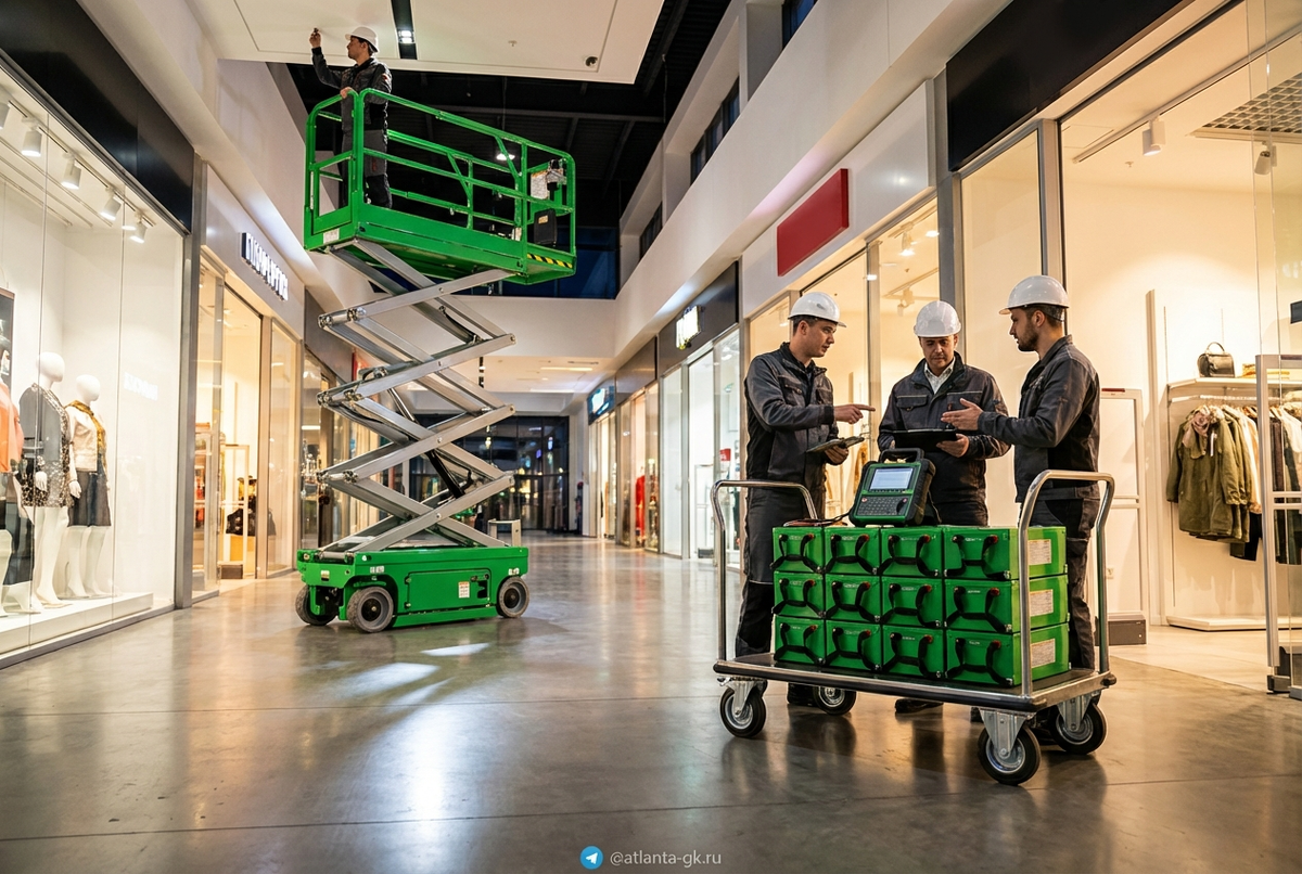    Ножничный подъемник и его особенности Atlanta-gk