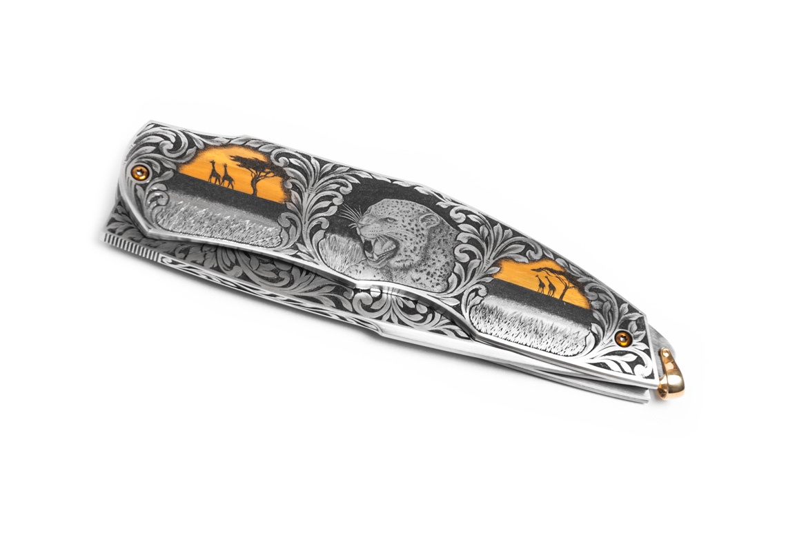 Нож Consoli Sergio 531 Leopards