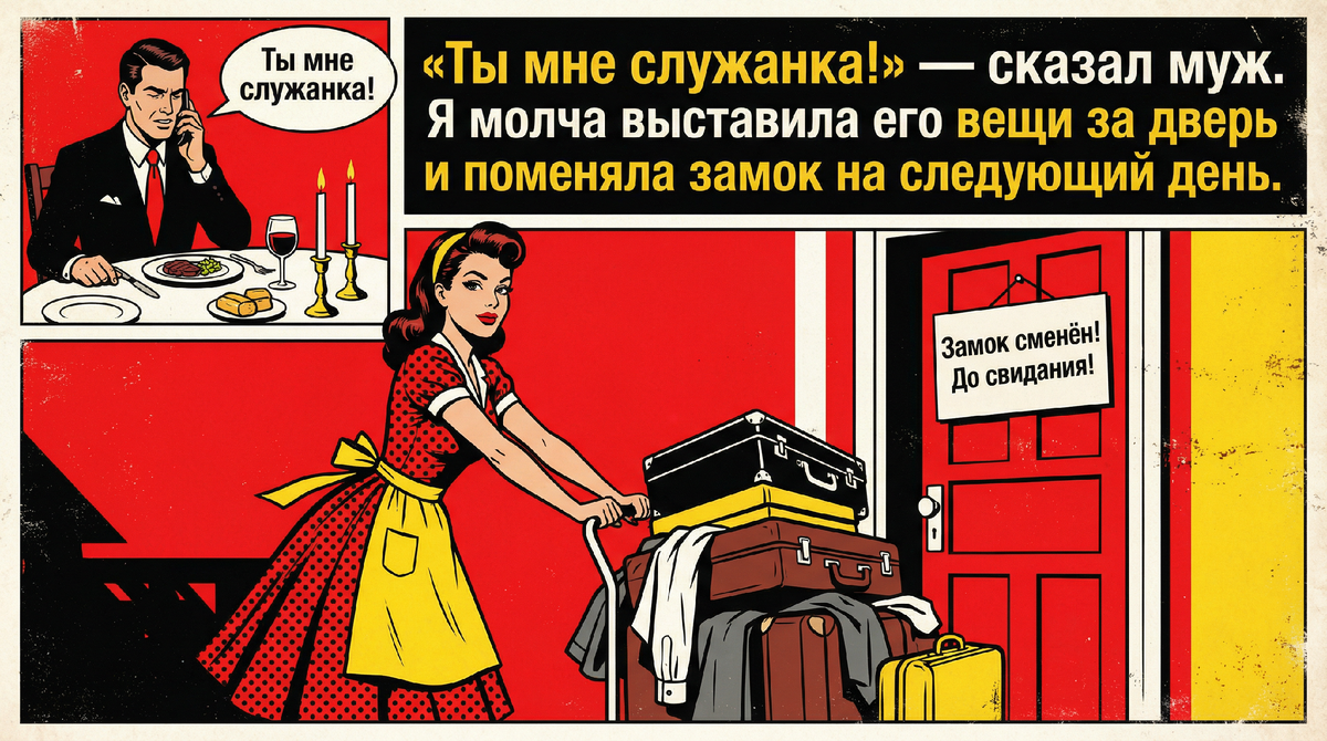 Молча собрала его вещи. Семь лет прозвучали одной фразой