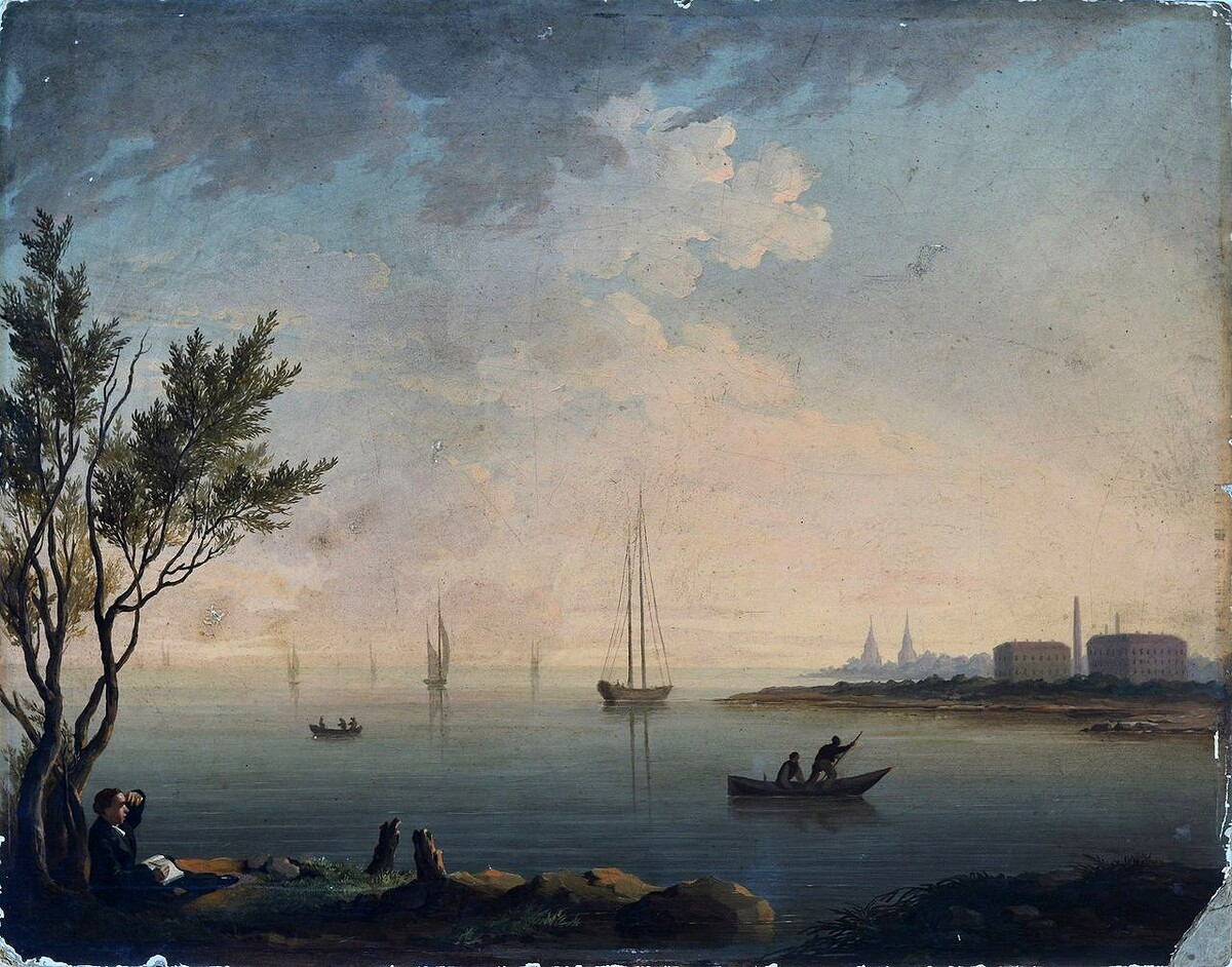 
Горавский Аполлинарий. "Взморье". 1851. Картон, масло. 37х47