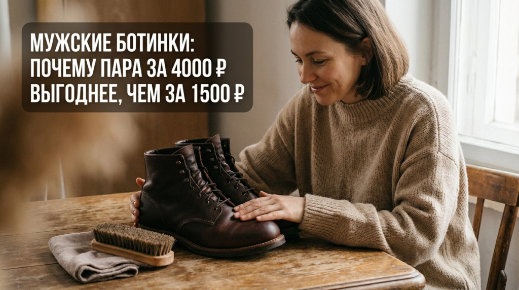    Инвестиция в качество: почему более дорогая мужская обувь в долгосрочной перспективе экономит ваш бюджет. Носим Сутками