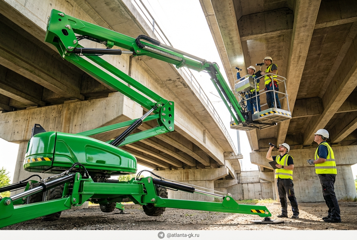    Коленчатый подъемник: ключевые параметры для удачной сделки Atlanta-gk