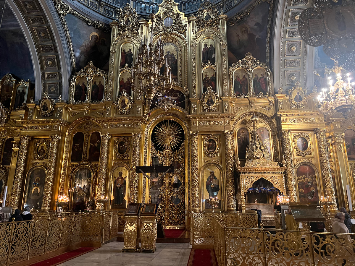 Фото автора: Россия, Москва, храм Богоявления в Елохово. 