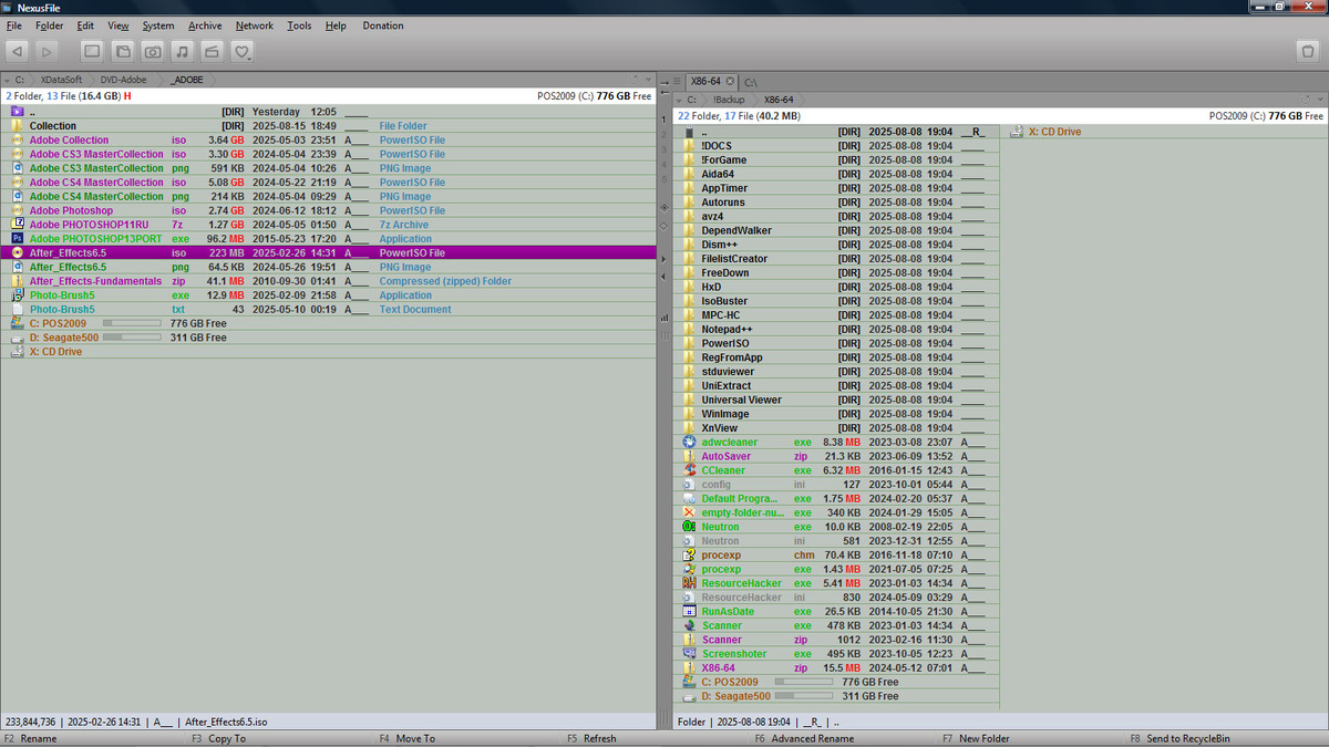 Файловый менеджер, знаменитый чорный-пречорный квадрат, а нет его