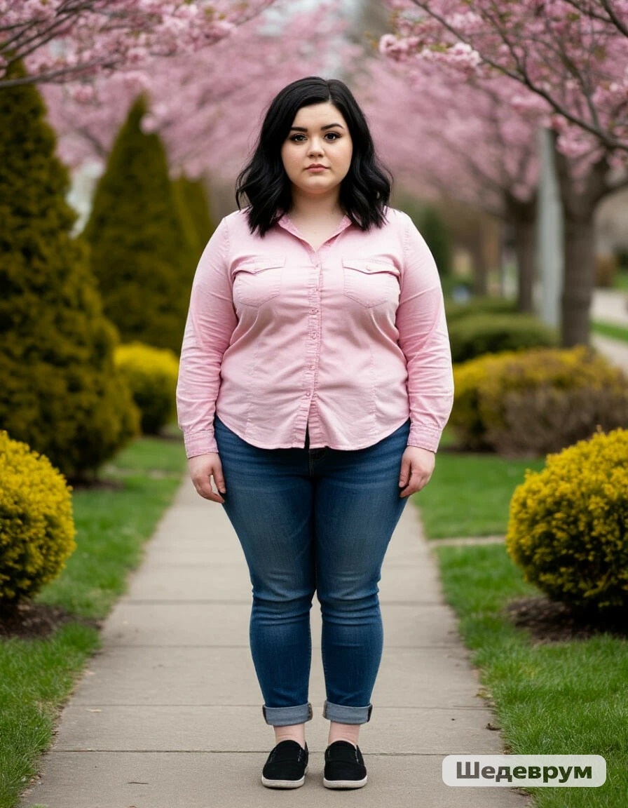 Вот так мы с ИИ представляем Вику.