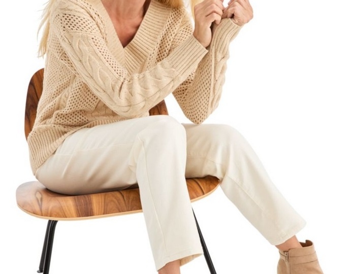 Вязаные модели с пайетками. Вязать с узором или без