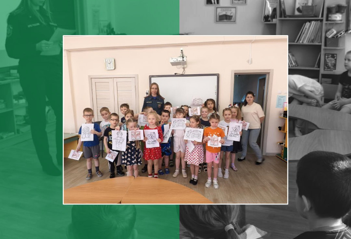 В Кингисеппском районе дошкольникам напомнили правила пожарной безопасности