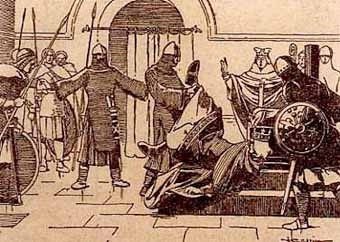 Франкские хроники с возмущением описывали этот инцидент