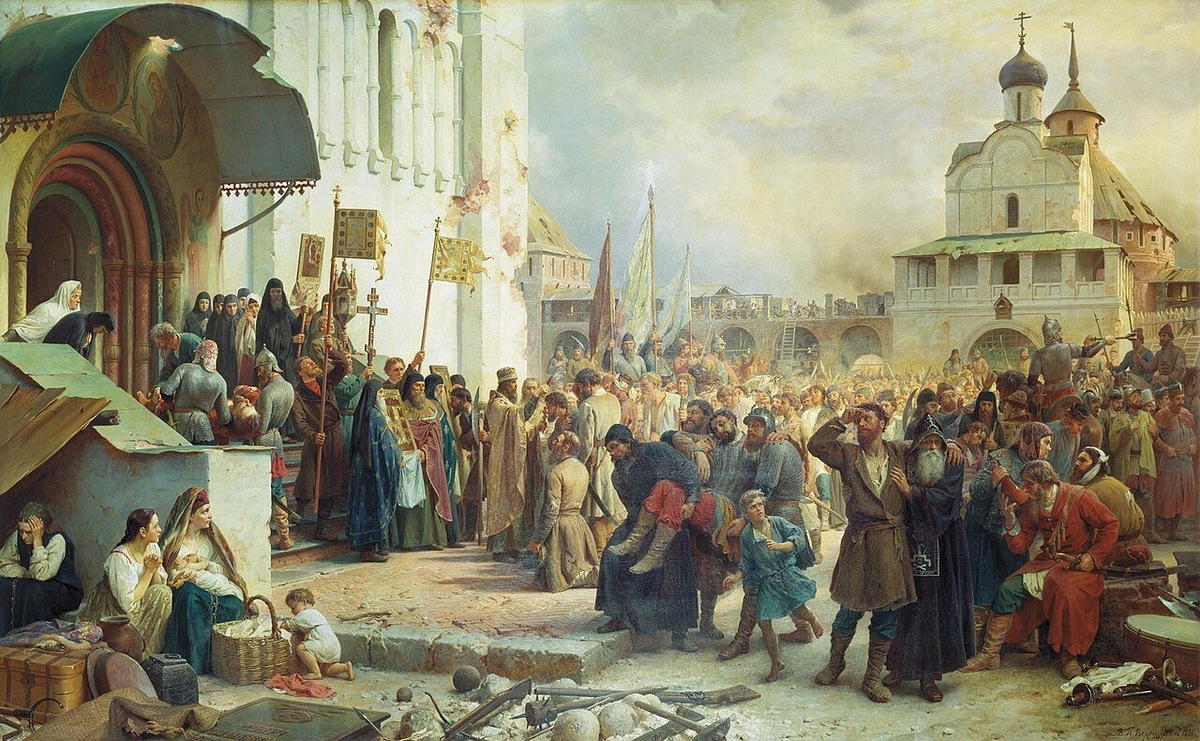 Василий Верещагин. «Осада Троице-Сергиевой лавры», 1891 год.