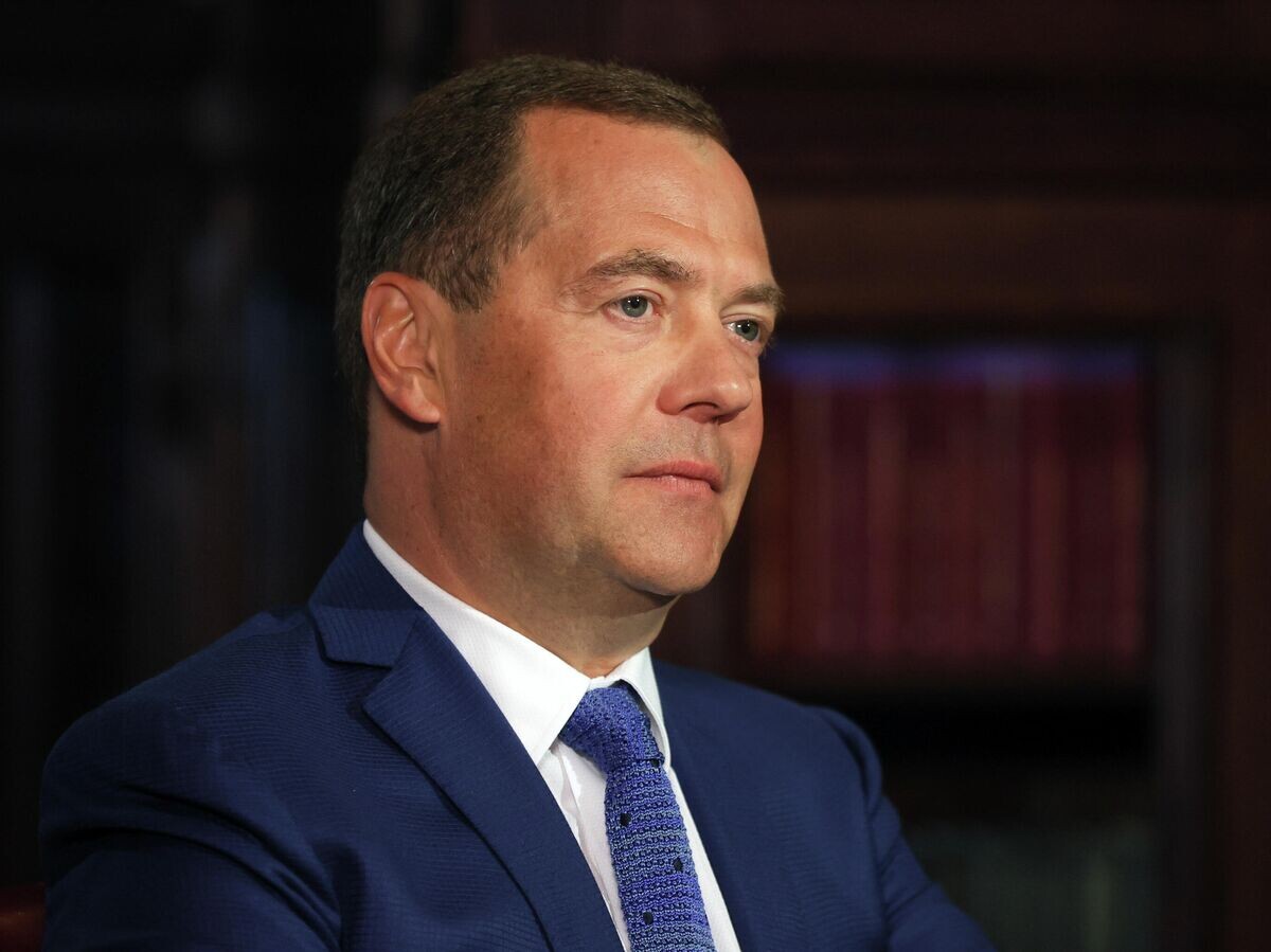    Дмитрий Медведев во время интервью издательскому дому "Комсомольская правда" | © РИА Новости / Екатерина Штукина