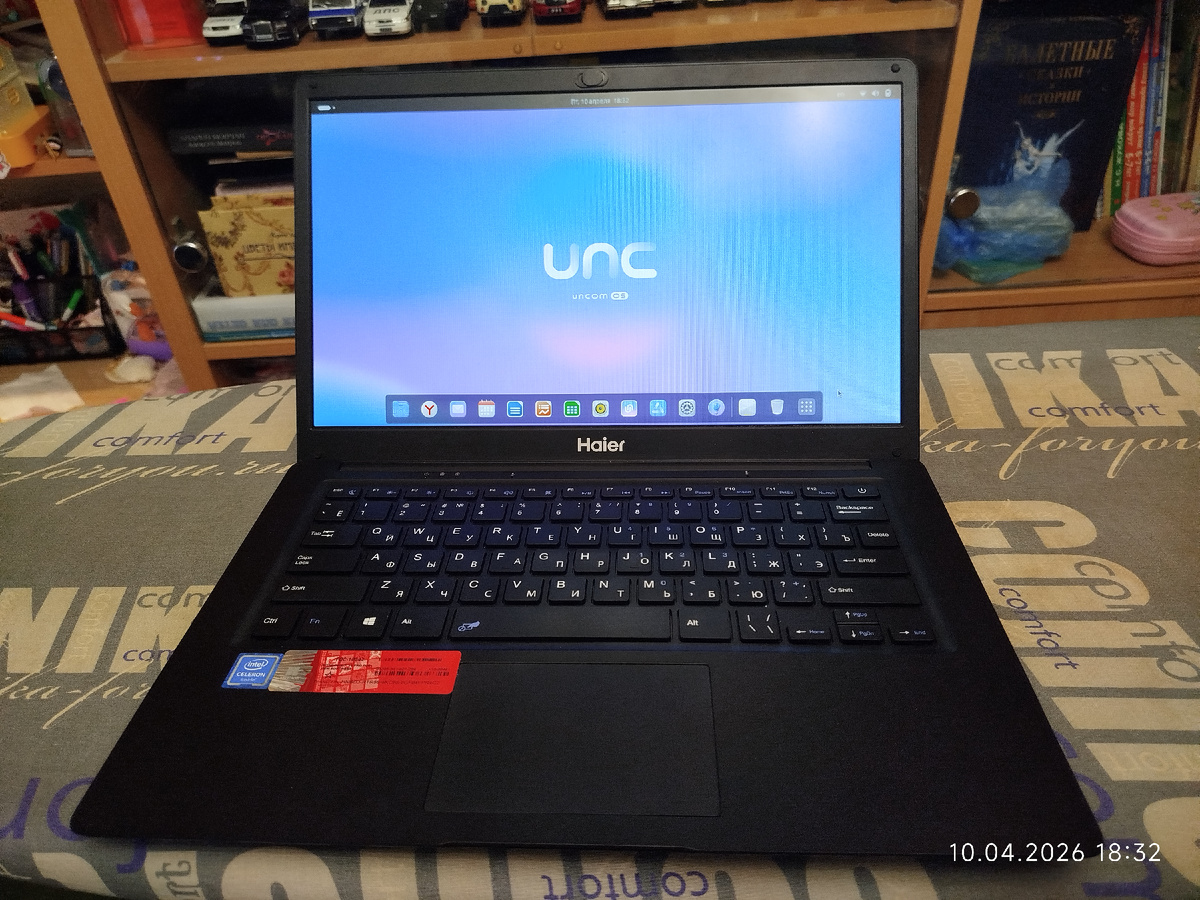 Haier A1410ED с UncomOS 2.5.