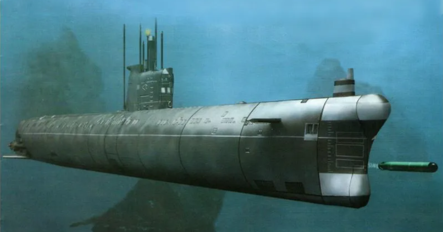 Подводная лодка 641 проект под водой. Рисунок: tvd.im