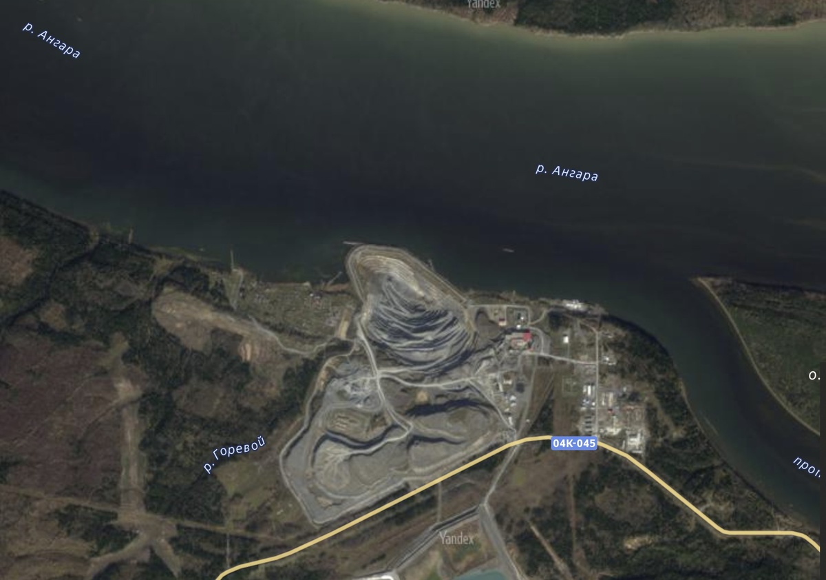 yandex.ru/maps / Горевское месторождение