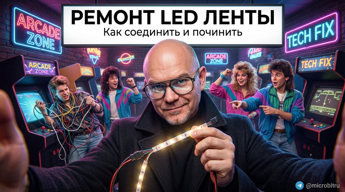    Пошаговая схема подключения светодиодной ленты и её ремонт. as7