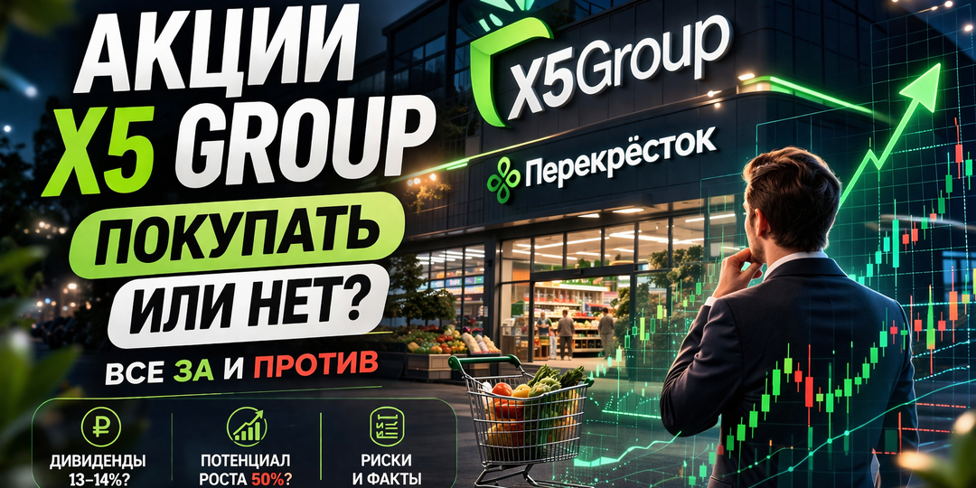 Пятерочка выручает? X5 покупать или не покупать? Разбираем все «за» и «против»