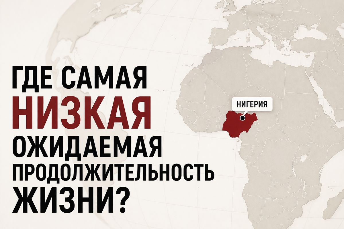 Где самая низкая ожидаемая продолжительность жизни в 2026 году?