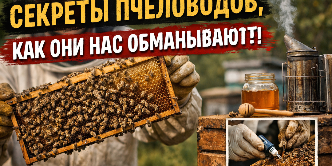 СЕКРЕТЫ ПЧЕЛОВОДОВ: Как нас Могут Обманывать на Рынке МЁДА