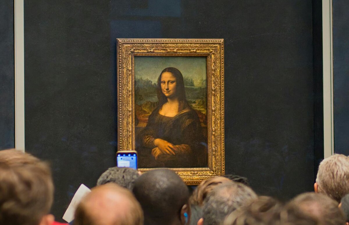 Мона Лиза, Лувр, Париж, Франция.