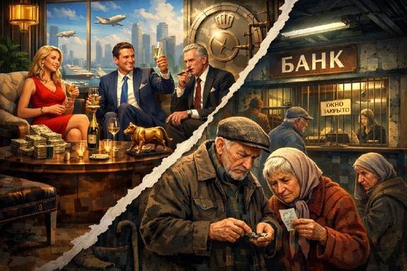    Финансовый сектор в России работает эффективно, особенно когда речь идёт о вознаграждении для себя любимых