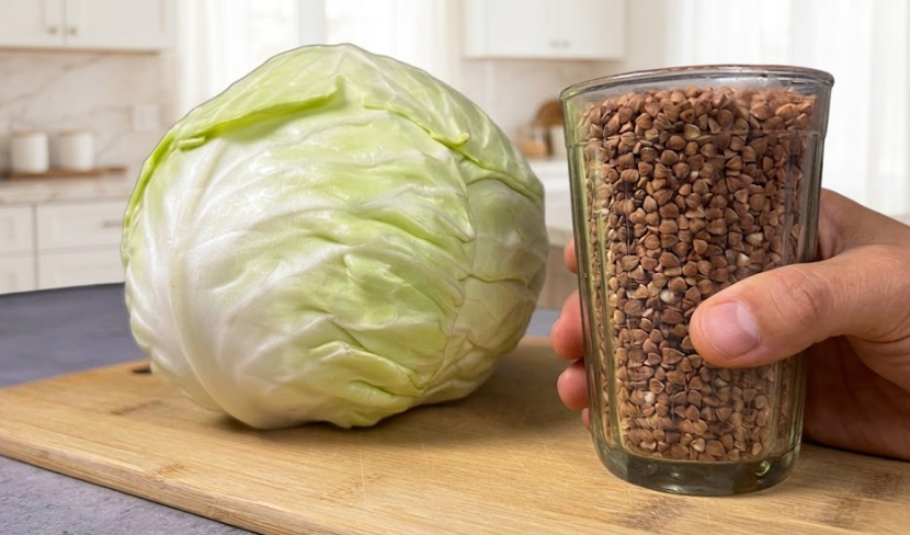 Беру капусту и стакан гречки, готовлю ленивый ужин без мяса: вкусно и сытно, а еще экономно (делюсь рецептом)