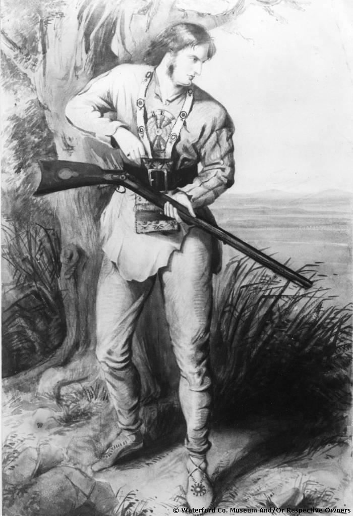 Джон Палиссер, иллюстрация из Книги "Приключения в прериях".