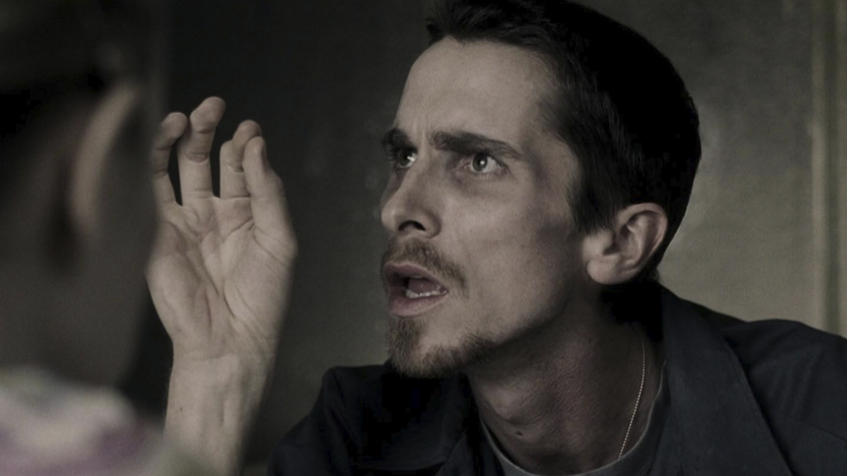 Кристиан Бейл в фильме "Машинист"