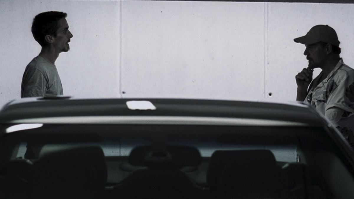 Кристиан Бейл в фильме "Машинист"