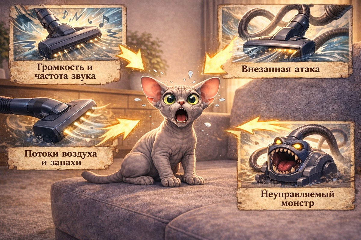 Изображение создано ИИ для канала Kote4com: всё о сфинксах