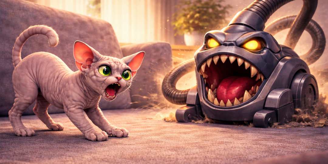 Сфинкс и пылесос: почему паника и можно ли подружить