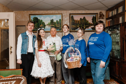 Волонтеры навестили бывших узников концлагерей в Нижегородской области