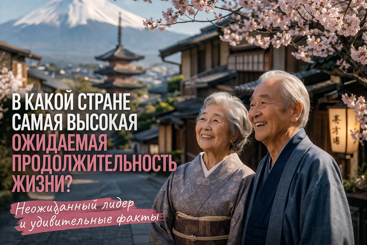 Где самая высокая продолжительность жизни в мире