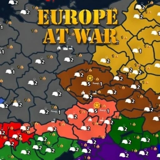 2. Европа в огне (Europe at War)
Об игре: Глобальная военно-политическая стратегия, действие которой разворачивается на полях сражений Европы. Вам предстоит взять на себя роль главнокомандующего, планировать передвижения войск, захватывать территории и грамотно распределять ресурсы, чтобы привести свою нацию к победе.Почему рекомендуем: Глубокий геймплей для тех, кто любит думать на несколько шагов вперед. Игра не требует установки, но затягивает не хуже серьезных десктопных стратегий.👉 Возглавить армию в Европа в огне