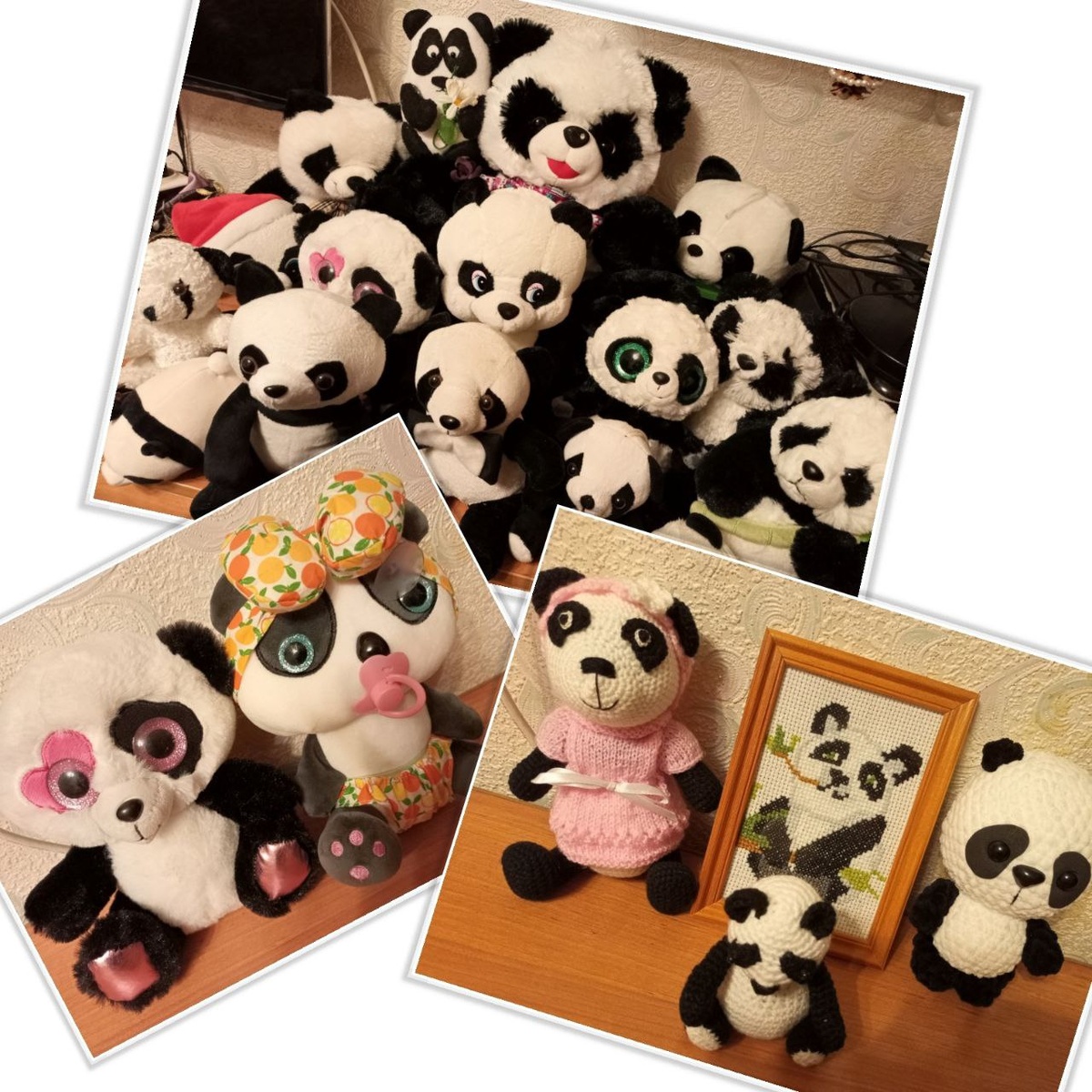 Покажу в виде коллажиков, т.к. очень много!