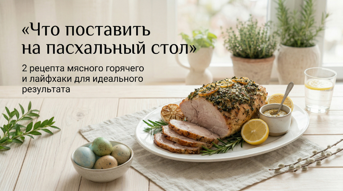 Горячее блюдо на Пасху