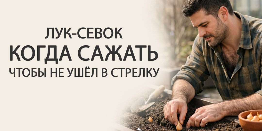 Когда сажать лук-севок весной в открытый грунт, чтобы не уйти в стрелку