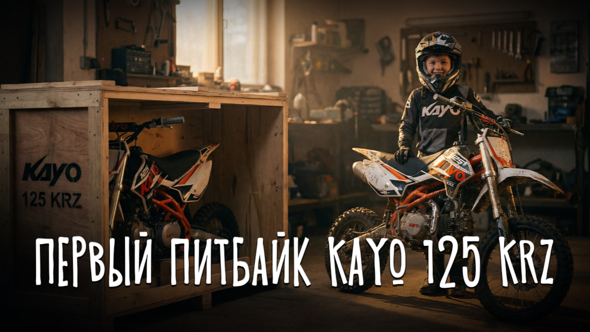 Первый питбайк в подарок