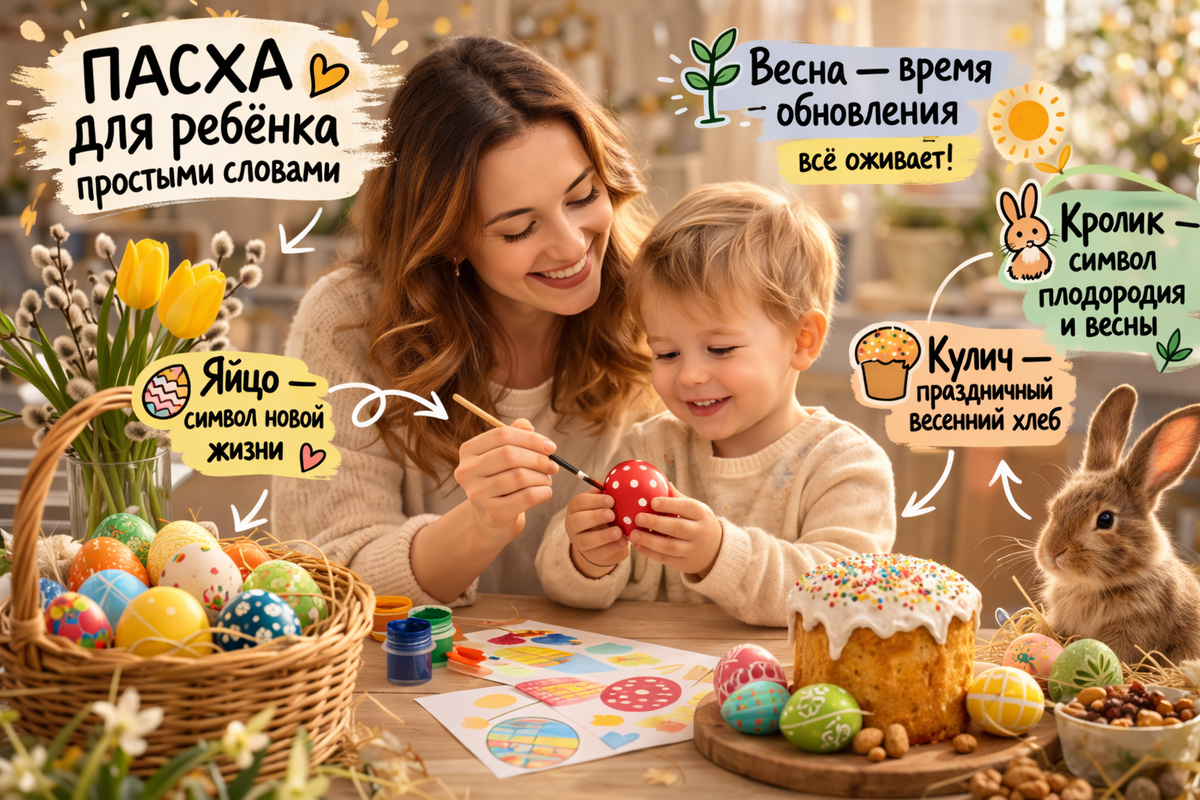Как рассказать ребенку о Пасхе. Символы Пасхи