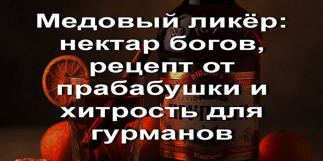 Медовый ликёр: нектар богов, рецепт от прабабушки и хитрость для гурманов